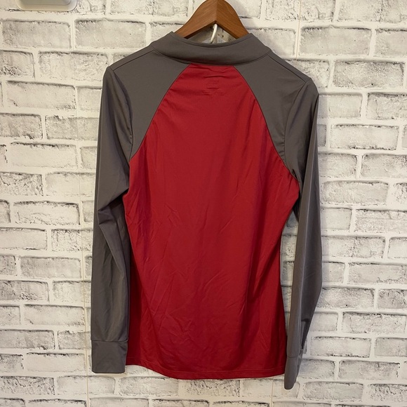 Women’s Arizona Cardinals NFL 1/4 zip red/gray pullover Size Large - Picture 2 of 4